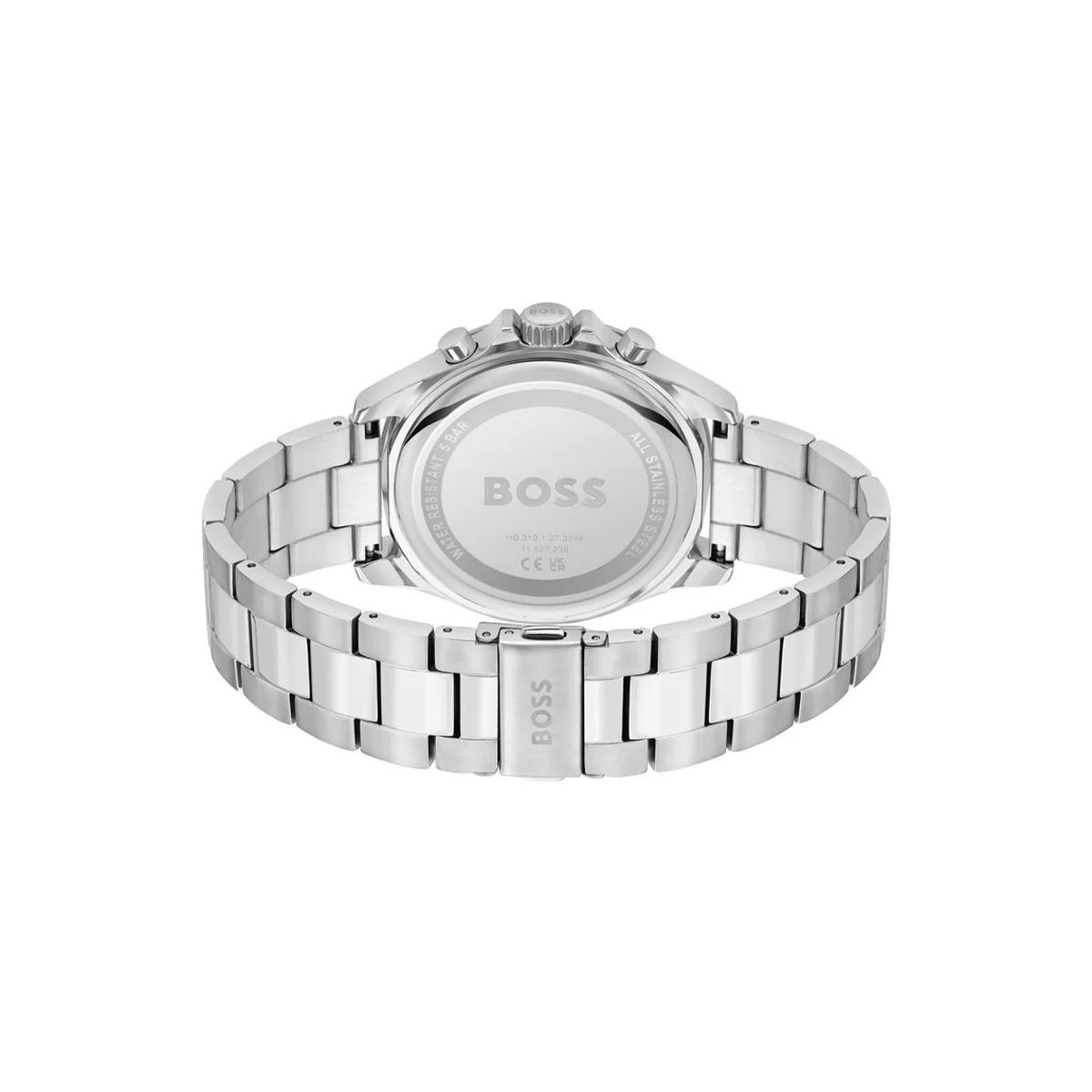 Boss Watch Troper Mens Round 45mm Stainless Steel Case Stainless Steel Bracelet Stainless Steel Dial - Image 4